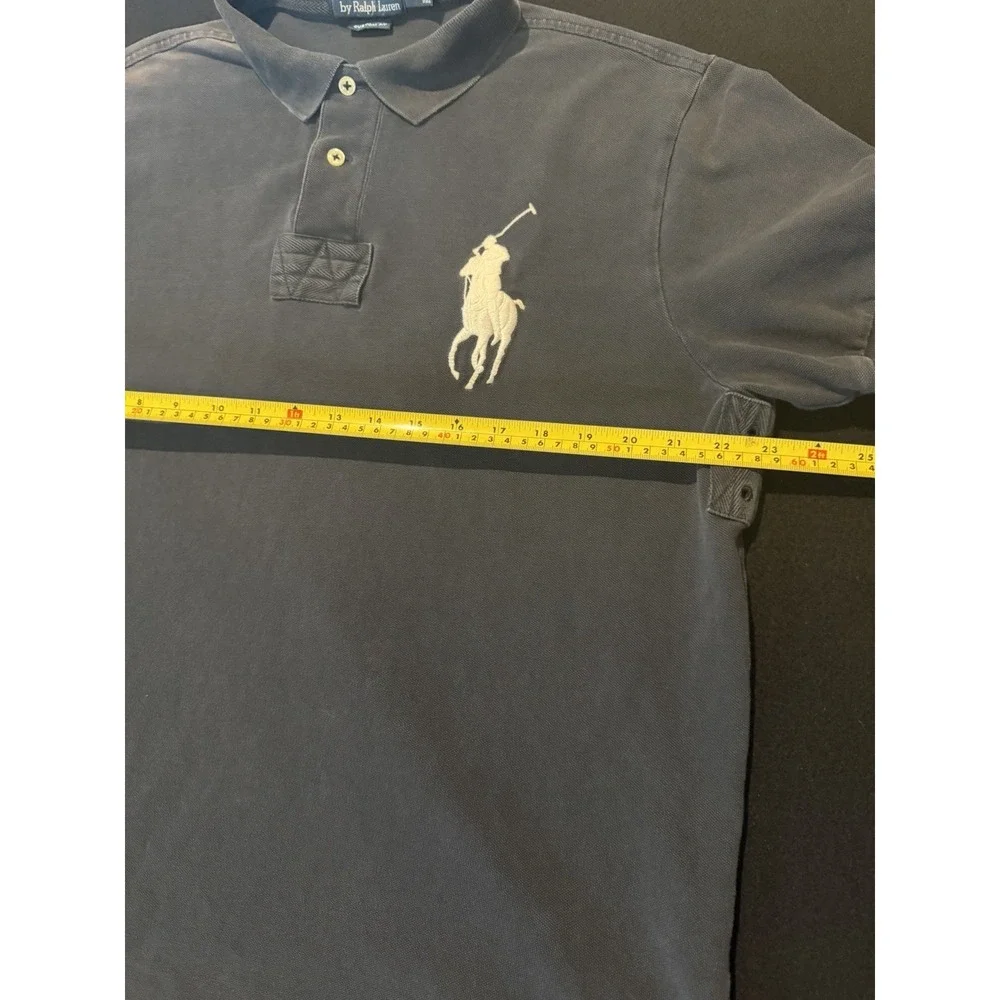 POLO RALPH LAUREN VINTAGE 90's BIG PONY LOGO 3 BACK HIT AND SLEEVE MENS XL